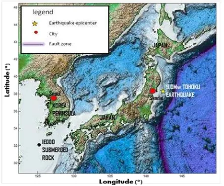 Figure 3). In addition, IEODO station constructed on the SOUL, WULJ, WNJU, JUNJ, CNJU, JINJ, and KWNJ (see submerged rock situated 149km southwest from Mara Island 