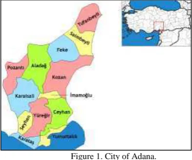 Figure 1. City of Adana. 