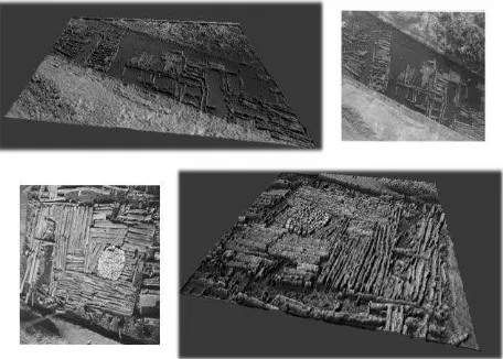 Figure 9: 3D visualization of a fragment of the fortified settlement developed using Blender tools