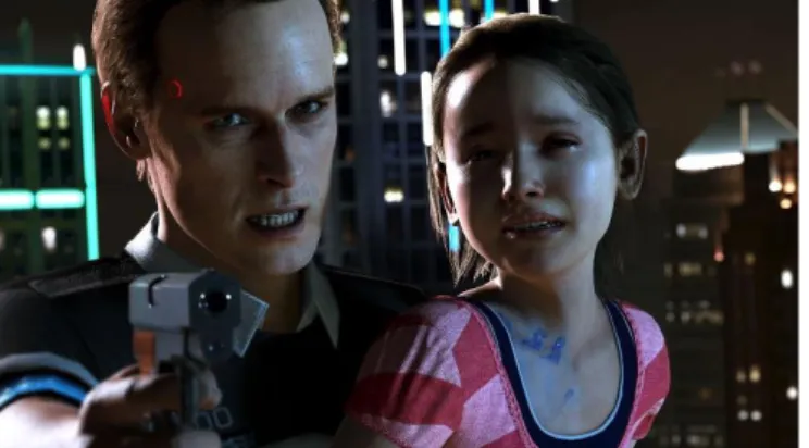 Gambar 1. 2 Facial Expressiom Game Detroit Become Human  Sumber: https://www.tomsguide.com/round-up/best-cinematic-video-games 