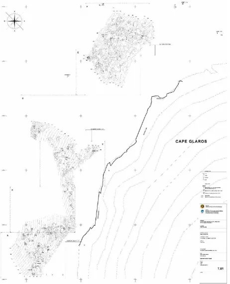 Figure 13: Site plan of Survey Area 2015 (©IENAE 2015) 