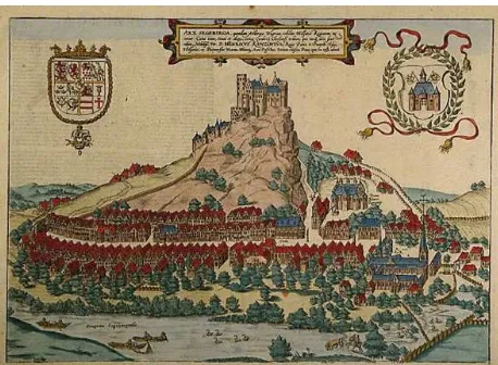 Figure 1. Isometric map of Segeberg including the castle 