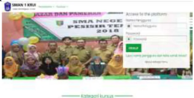 Gambar 6 Implementasi Form Utama Login  Pengguna 