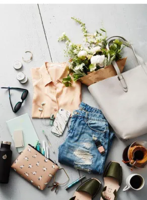 Gambar 2.40  Flatlay dengan pengambilan medium shot  Sumber : https://s-media-cache-ak0.pinimg.com 