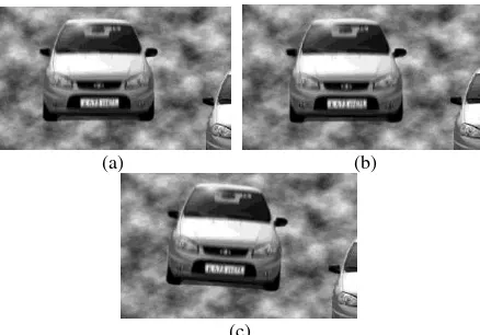 Figure 1. An example of adjacent frames of a video sequnce with a moving object 