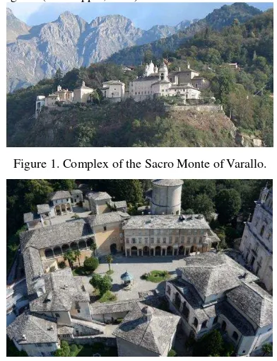 Figure 1. Complex of the Sacro Monte of Varallo.
