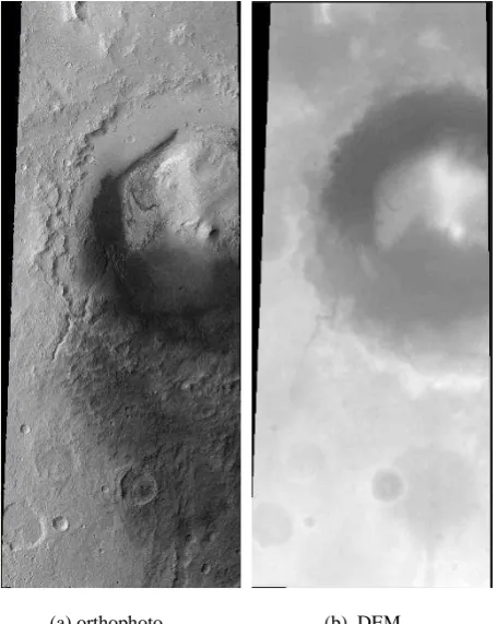 Figure 11. Mars Express orbit 5273 resampled with 25m/pixel   