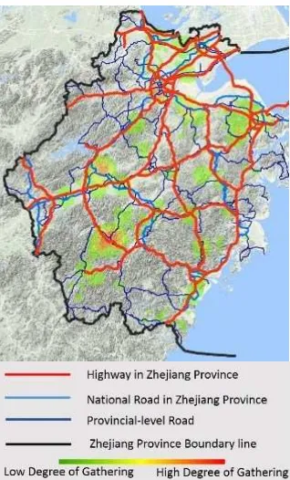 Figure 8. Culture Resources Density and Tourism Development Plan in Zhejiang Province 