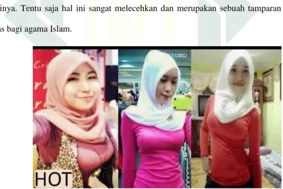 Gambar 4.6 Model fenomena Jilboobs 