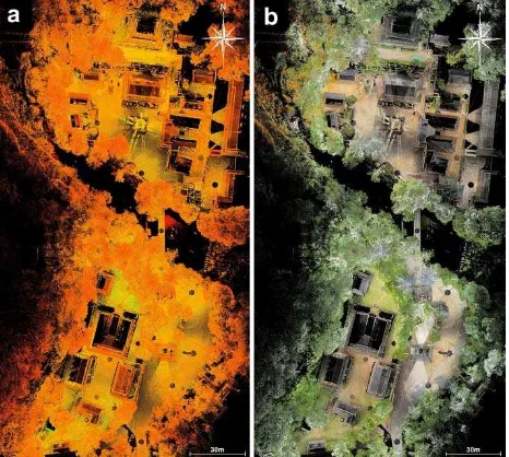 Figure 3. Field scan positions for the Magoksa Temple 