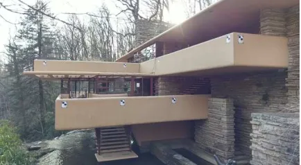 Figure 7. Scanning of the interior of Fallingwater (Western Pennsylvania Conservancy, 2017) 