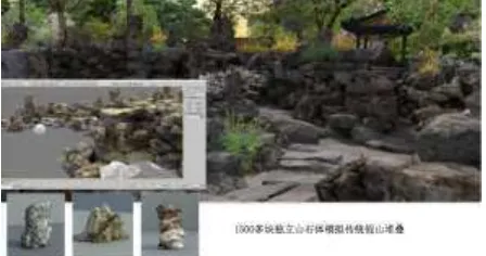 Figure 11 Digital reconstruction of traditional buildings by referring to Yangshi Lei Archiveszeli and Yuanmingyuan neigong  