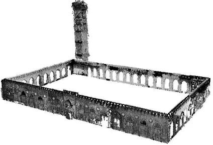 Figure 16. CAD drawings transformed into point clouds 