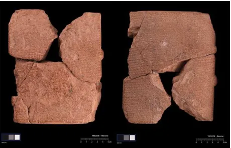 Figure 1. High-resolution photographs of the obverse and reverse of YBC 2178. (credit: Yale Babylonian Collection) 