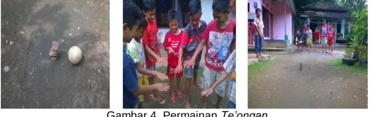 Gambar 4. Permainan  Te’ongan 