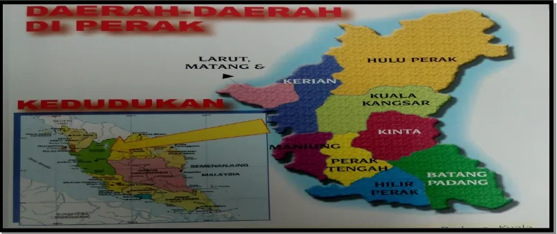 Gambar 1 : Daerah-Daerah di Negeri Perak