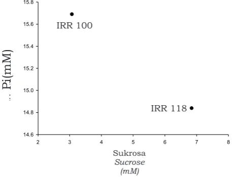 Tabel 5. Rata-rata kadar sukrosa selama 4 tahun. Table 5. Average sucrose content during 4 years.