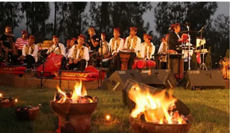 Gambar 2. Pagelaran musik Jazz Gunung 2011 di Kawasan  Wisata Gunung Bromo 