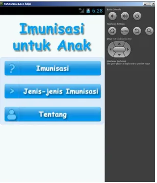 Gambar 14. Emulator OS Android Versi 4.0.3 