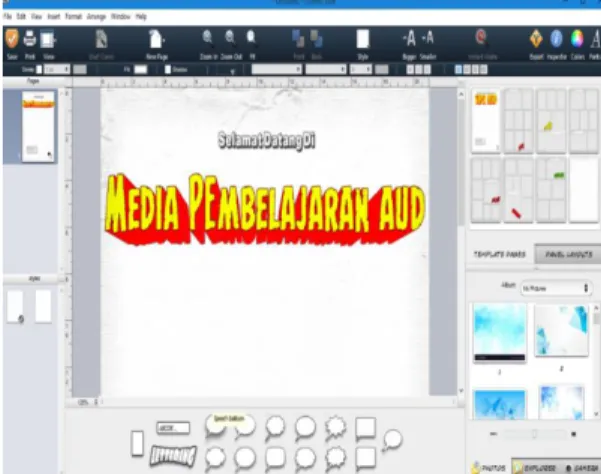 Gambar 1. Proses Pembuatan  COMIC LIFE 3  