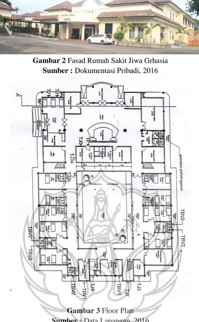 Gambar 3 Floor Plan  Sumber : Data Lapangan, 2016 