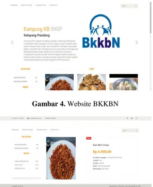 Gambar 4. Website BKKBN