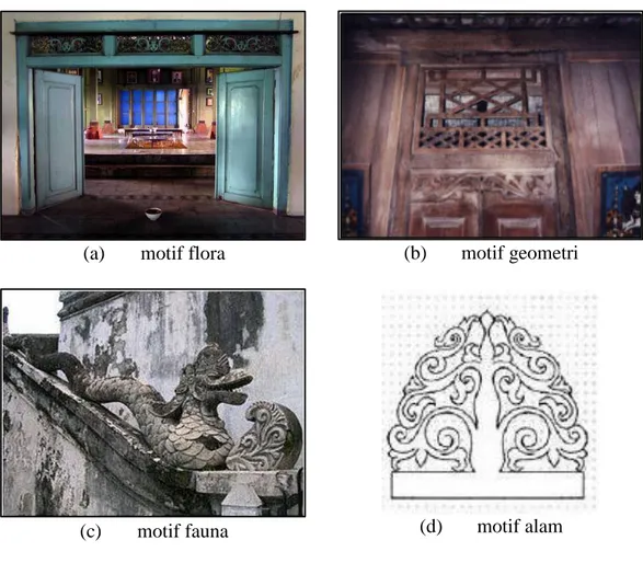 Gambar foto 1.5  Contoh motif ukiran rumah tradisional Jawa 