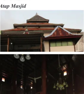 Gambar 1. Atap Masjid (Dokumen:  Novita Siswayanti, 2015)