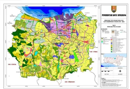 Gambar 1.1 Peta Kota Semarang   