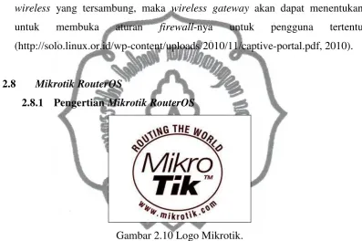 Gambar 2.10 Logo Mikrotik. 