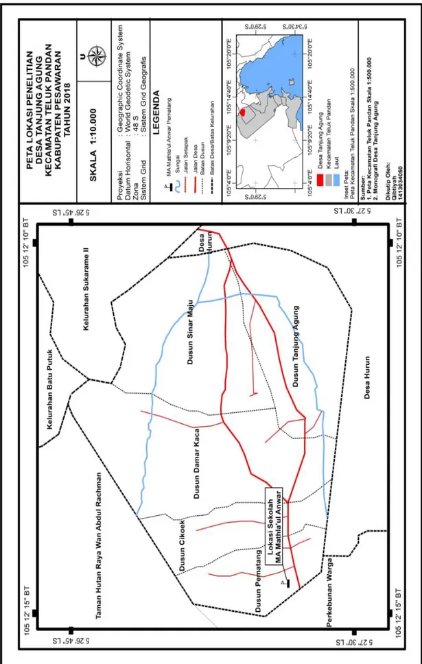 Gambar 1 : Peta Lokasi Penelitian 