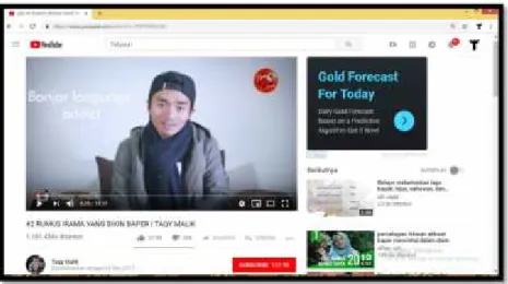 Gambar 4.4:Tampilan vlog rumus irama yang bikin baper