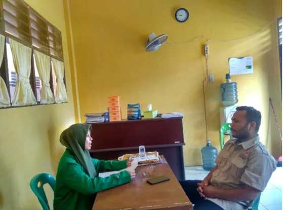 Gambar 5.5 Wawancara dengan Guru BK Madrasah Aliyah Negeri 2 Deli Serdang 
