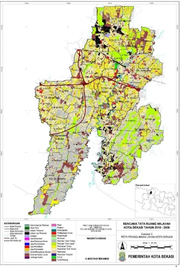Gambar 7.Rencana Tata Ruang Wilayah Kota Bekasi Tahun 2010-2030 