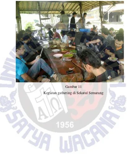 Gambar 11 Kegiatan gathering di Sekatul Semarang 