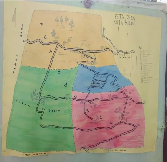 Foto 1. Peta Desa Kutabuluh 