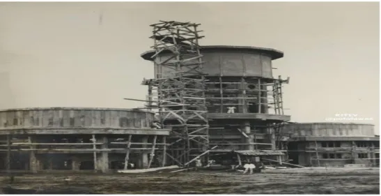 Gambar 2.2.1  Situs menara air PDAM Benteng saat pembangunan  pada tahun  1928.  