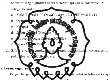 Tabel 3.1. SRS Fungsional Customer 