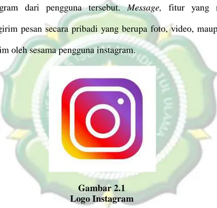 Gambar 2.1  Logo Instagram  2.  Sejarah Instagram 