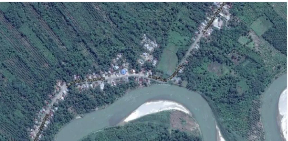 Gambar 1. Kondisi Permukiman Kawasan DAS Rawa Tripa Sumber: Google Earth, 2015