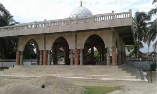 Foto kubah makam Abu Adnan Bin Mahmud yang terletak di dalam perkarangan pesantren Ashhabul Yamin