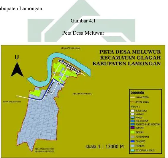 Gambar 4.1 Peta Desa Meluwur