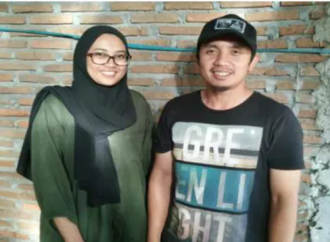 Foto bersama dengan Bpk Nasrullah, S.pd.I di Kediaman Bpk. Bambang  ( 10 April 2019) 