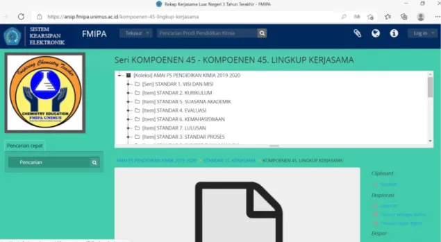 Gambar 2. Arsip Pendidikan Kimia F MIPA Unimus  B.  TEMPAT PELAKSANAAN 