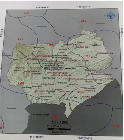 Gambar 3.1. Peta Kabupaten Magelang 