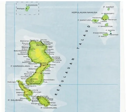 Gambar 1. Peta Kabupaten Kepulauan Talaud