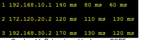Gambar 11. Kecepatan OSPF 