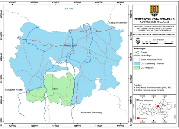 Gambar 6. Sistem Cekungan Air Tanah (CAT) Kota Semarang 