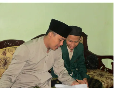 Foto Pengarahan dari kepala SMA Islam Sunan Gunung Jati Ngunut  Tulungagung 