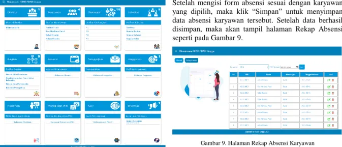 Gambar 6. Halaman Beranda Admin